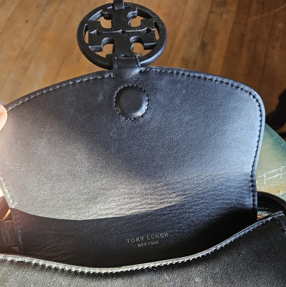 💕👜 TORY BURCH Miller Metal Saddle Bag Small - Picture 8 of 13